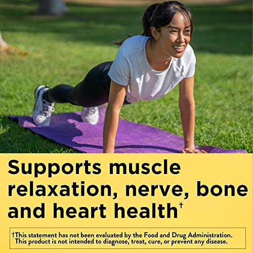 Nature Made Magnesium Glycinate 200 mg per Serving, Dietary Supplement for Muscle Nature Made