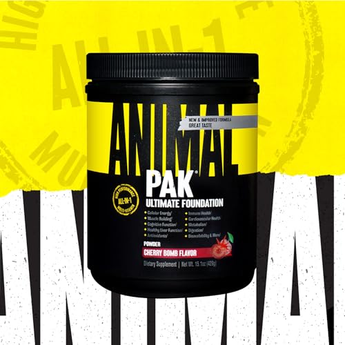 Animal Pak - Vitamin Powder with Zinc, Magnesium, Amino Acids and More - Digestive Animal