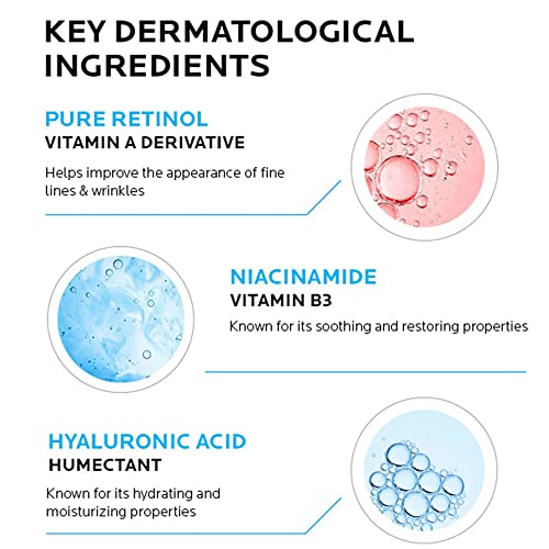 La Roche-Posay Pure Retinol Face Serum with Vitamin B3. Anti Aging Face