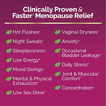 Estroven Complete Multi-Symptom Menopause Supplement for Women & Mood Boost