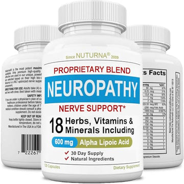 Neuropathy Support Supplement with 600 mg Pure Alpha Lipoic Acid Nuturna