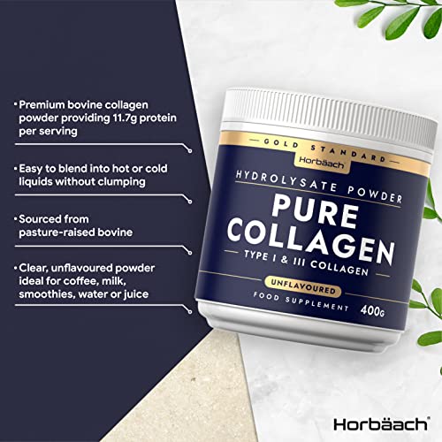 Collagen Powder | Gold Standard Bovine Collagen Peptides | Hydrolyzed Collagen Horbäach