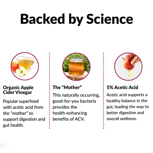 Force Factor Organic Apple Cider Vinegar Soft Chews for Digestion and Metabolism Support
