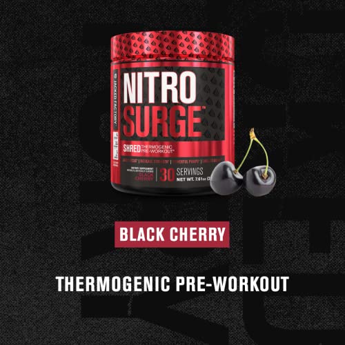 Jacked Factory NITROSURGE Shred Pre Workout Supplement - Energy Jacked Factory