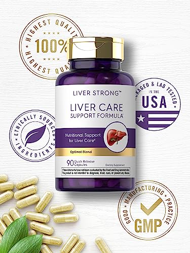 Carlyle Liver Support Supplement | 90 Capsules | Powerful Complex | Liver Care Formula