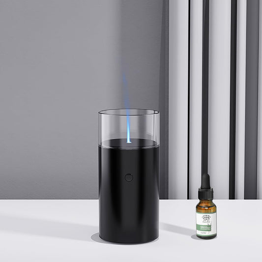 iWeeta Candlelight Diffuser,60ml Rechargeable Battery Operated Low Power Portable 10ml/H Aroma