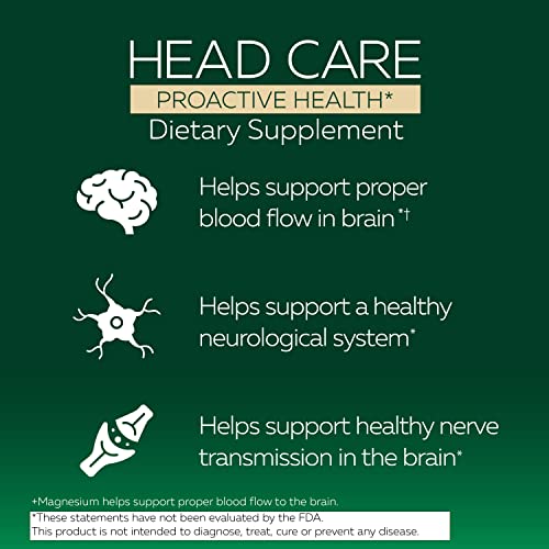 Excedrin Head Care Proactive Health with Magnesium, Riboflavin, Vitamin B6, Folic Acid