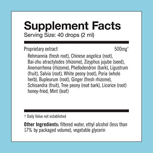 Herbalogic - Flashback Liquid Herb Drops - Natural Relief for Menopausal Hot Flashes, Night Sweats Herbalogic