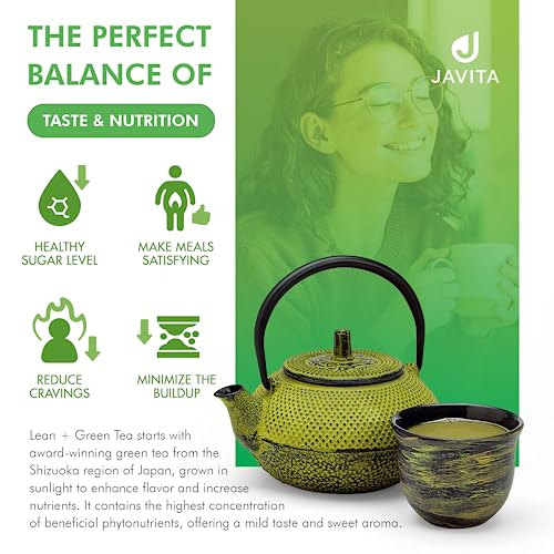 Javita Lean + Green, Premium, 100% Japanese Green Tea, Garcinia Cambogia (as Super Citrimax) Javita