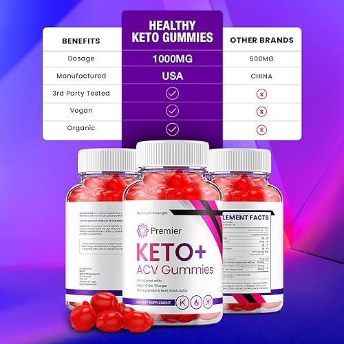 Rillvo (3 Pack) Premier Keto ACV Gummies - Official - Keto Premiere ACV Advanced Formula Rillvo