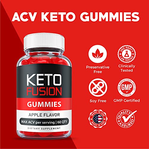 Keto Fusion Gummies - Official Formula, Vegan - Keto Fusion ACV Gummies Advanced