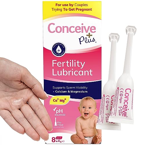 Conceive Plus Fertility Lubricant in Pre-Filled Applicators, Fertility Friendly Lube for Couples Trying CONCEIVE PLUS