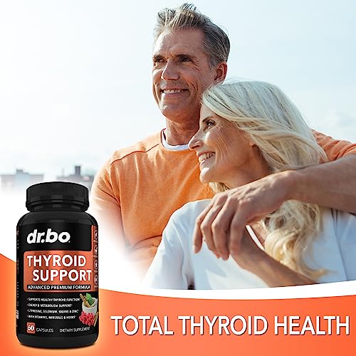 Thyroid Support for Women & Men Supplement - Natural Metabolism, Mood & Energy Enhancer