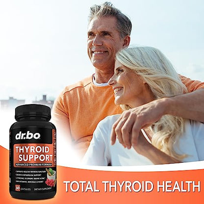 Thyroid Support for Women & Men Supplement - Natural Metabolism, Mood & Energy Enhancer