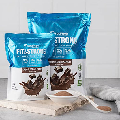 Evolution Advance Nutrition Fit & Strong - Pure Whey Protein Powder with BCAA, 100% Grass-Fed