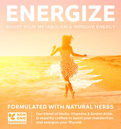 Thyroid Support with Iodine - 120 Capsules (Non-GMO)