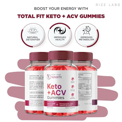 Total Fit Keto ACV Gummies Advanced Weight Loss, Total Fit Keto ACV + BCB Gummies