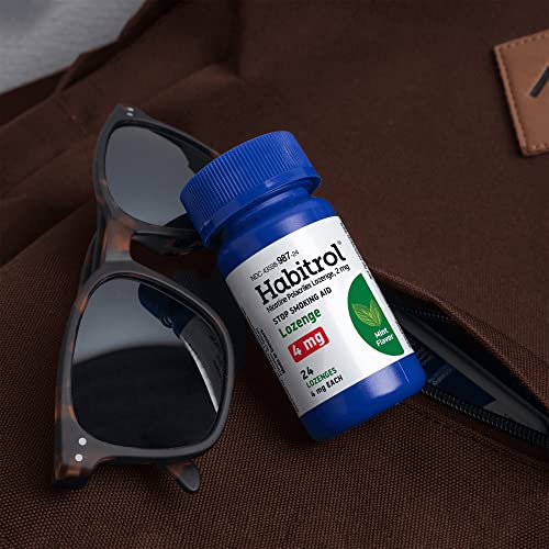 Habitrol Nicotine Lozenges 4 mg Mint Flavor - 72 Count – Stop Smoking Aid Habitrol