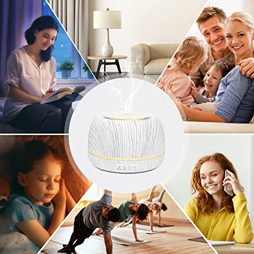 SEEDSEEL 300ML Essential Oil Diffuser, Remote Control Cool Mist Air Aromatherapy Diffuser SEEDSEEL