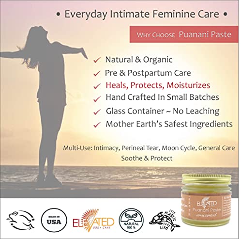 ELEVATED Puanani Paste - Vulva Balm | Postpartum - Perineal Balm | Moisturizing Vulva Cream Taylors