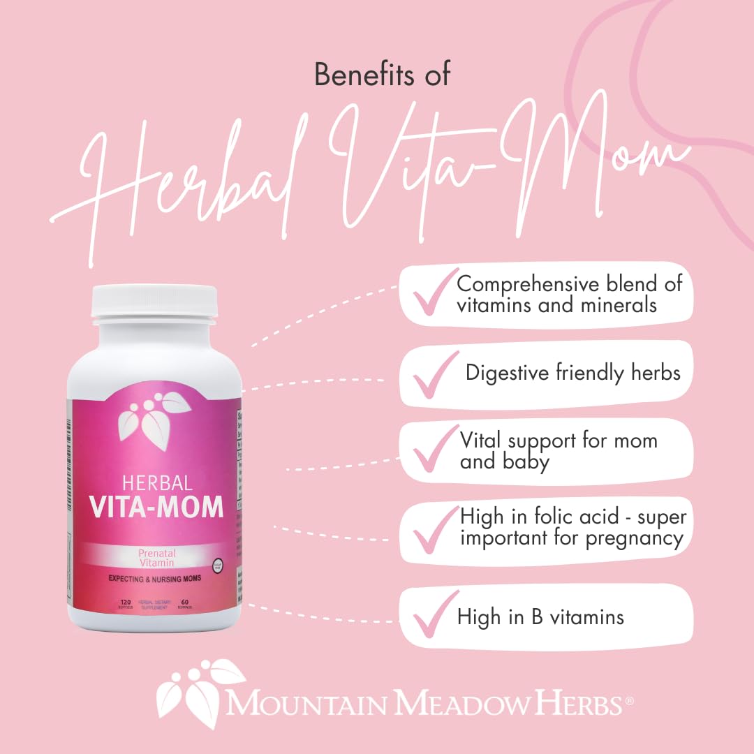 Mountain Meadow Herbs Vita-MOM - Herbal Prenatal Vitamins for Women Mountain Meadow Herbs