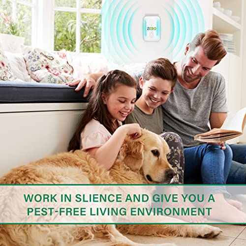 Ultrasonic Pest Repeller, Indoor Ultrasonic Repellent for Roach, Rodent ZEROPEST