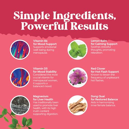 Complete Herbal Menopause Supplement for Women - Multibenefit Menopause Relief Hormone Natures Craft