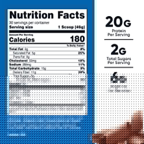 Nutricost Meal Replacement Shake Powder (Chocolate), 30 Servings - Protein, Non-GMO Nutricost