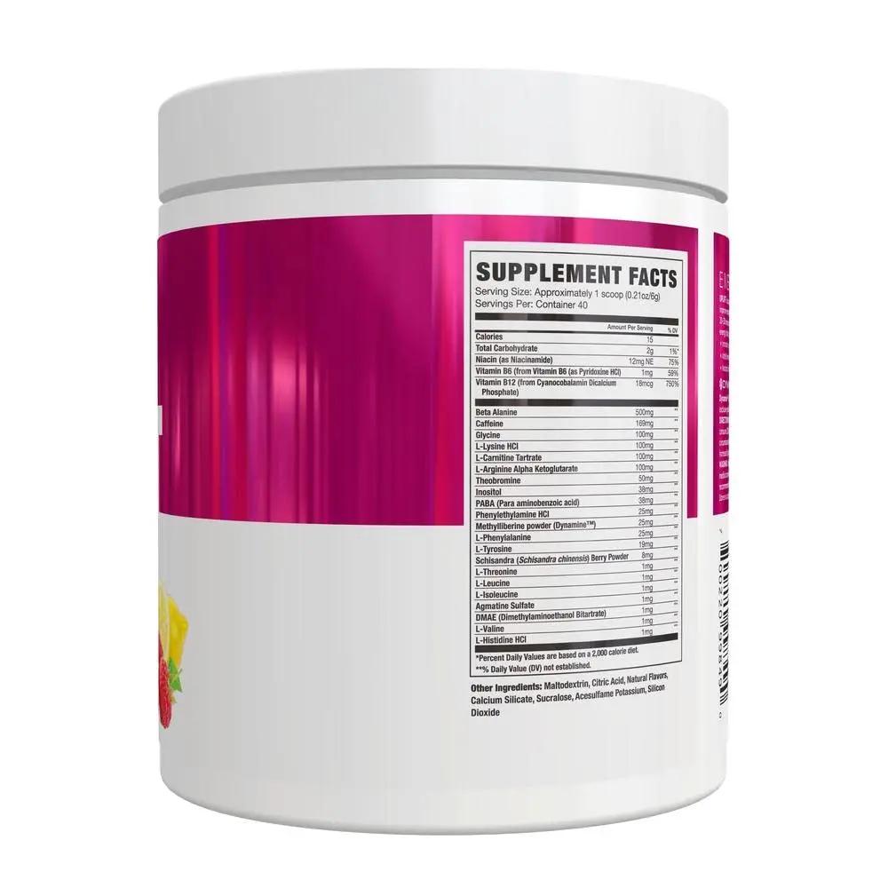 Uplift Pre-Workout for Women (30 Servings) -Raspberry Lemonade-Provides Clean/Sustained Energy, Support Athletic Performance, Fast Twitch Muscle Fiber Activation Endurance(Caffeine, Vegan, GF, 15 Cal)