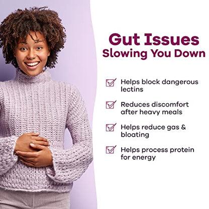 GOBIOTIX Lectin Defense - Lectin Blocker Supplement with MSM and Digestive Enzymes