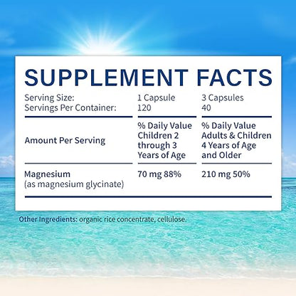 Celestrue Magnesium Glycinate, Fully-Chelated, Optimal Absorption, Gentle on The Stomach