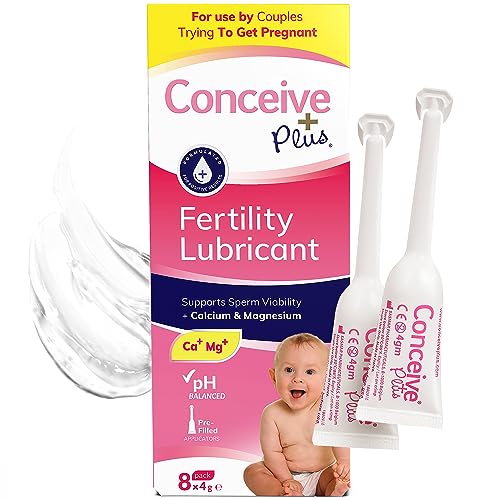 Conceive Plus Fertility Lubricant in Pre-Filled Applicators, Fertility Friendly Lube for Couples Trying