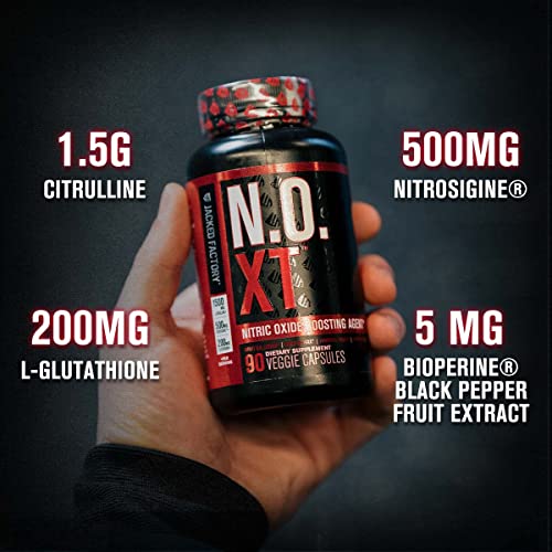 N.O. XT Nitric Oxide Supplement with Nitrosigine L Arginine & L Citrulline for Muscle Growth Jacked Factory