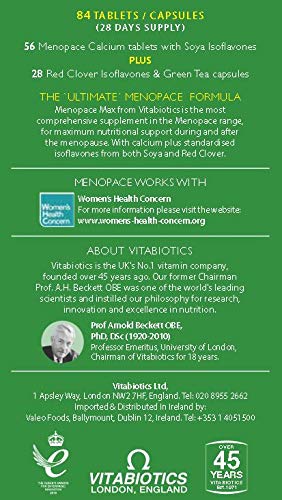 Menopace by Vitabiotics Max Capsules & Tablets x 84 Vitabiotics