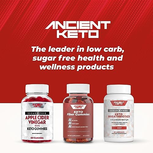 Sugar Free Keto Fiber Gummies for Adults | Keto Vitamin Supplement Ancient Keto