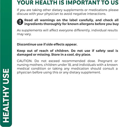 Thyroid Support with Iodine - 120 Capsules (Non-GMO)