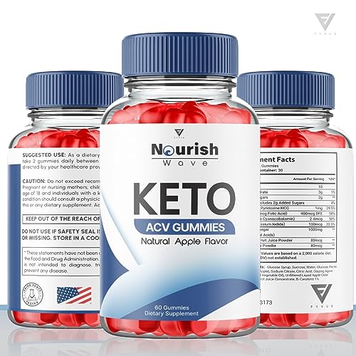 Nourish Wave Keto ACV Gummies Advanced Weight Loss Ketogenic AVC Apple Cider Fyvus