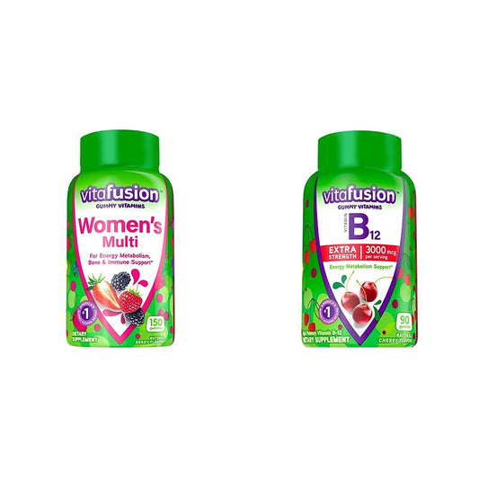 Vitafusion Womens Multivitamin Gummies (150 Count) and Vitafusion Extra Strength 
