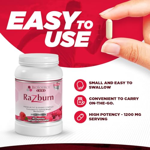 BioSource Labs Razburn – Premium Thermogenic Complex Pills with Natural Ingredients BioSource Labs