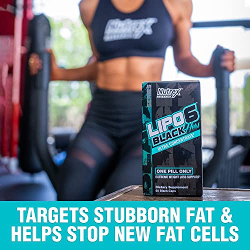 Nutrex Research Lipo-6 Black Hers Ultra Concentrate | Weight Loss Pills for Women | Fat Burner Nutrex Research
