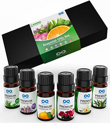 Everlasting Comfort Pure Essential Oils Set - Natural Aromatherapy Essential Oils for Diffuser