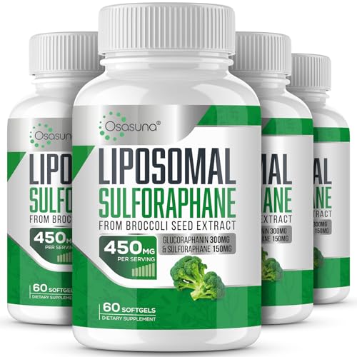 Osasuna Liposomal Sulforaphane 450MG, Maximum Absorption, 240 Softge