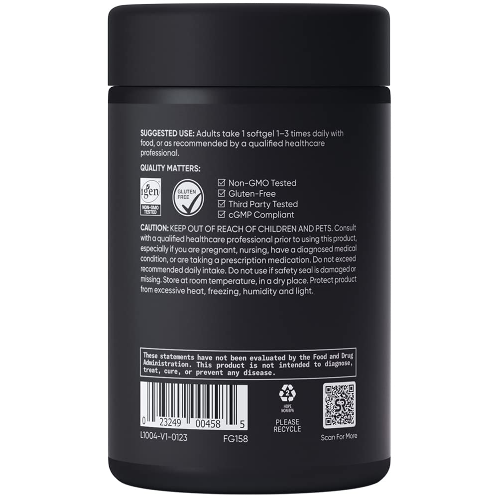 Sports Research Turmeric Curcumin C3 Complex - Softgels with Bioperine Black Pepper Sports Research