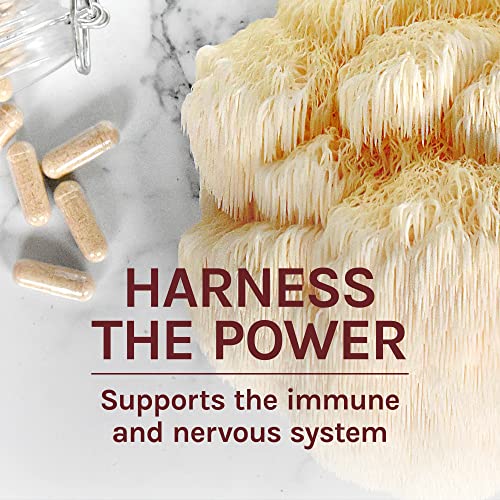Host Defense, Lion's Mane Capsules, Promotes Mental Clarity, Focus and Memory Host Defense
