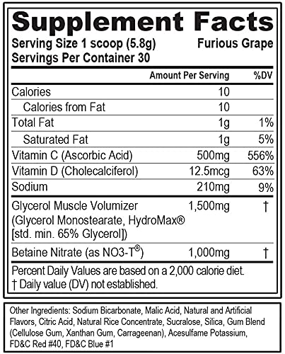 EVL PumpMode Nitric Oxide Supplement - Nitric Oxide Booster Pump Pre Workout Powder