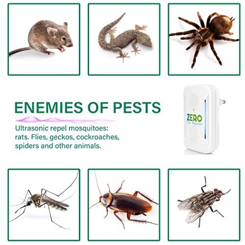Ultrasonic Pest Repeller, Indoor Ultrasonic Repellent for Roach, Rodent