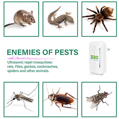 Ultrasonic Pest Repeller, Indoor Ultrasonic Repellent for Roach, Rodent