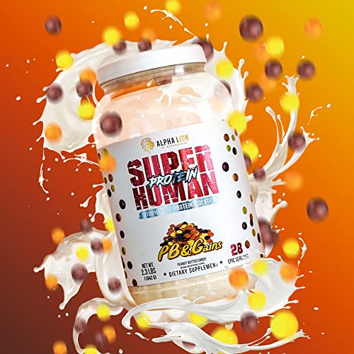 ALPHA LION Superhuman Whey Protein Powder, Great Tasting Pure Whey Protein Isolate ALPHA LION