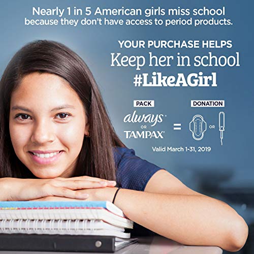 Tampax 29936 Radiant Tampons Regular Super, 84 Count (Pack of 1) Tampax