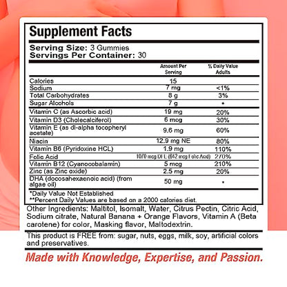 Health Dose Prenatal & Postnatal Vitamins for Pregnant and Lactating Women, DHA & Folic Acid